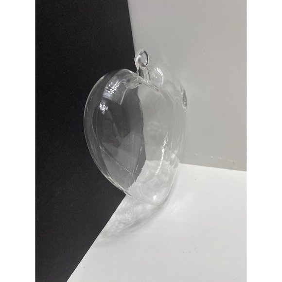 Cute Clear Glass Heart Window Decor, Hanging Plant Holder/ Water Beads - Picture 2 of 16